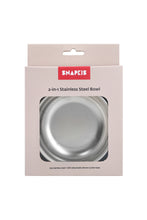
                        
                          Load image into Gallery viewer, Snapkis 2-in-1 Stainless Steel Bowl - Steel Blue
                        
                      