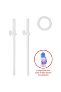 Skip Hop Zoo Tritan Renew Extra Straws 2Pk - Online Exclusive