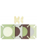 Skip Hop Playspots Interlocking Foam Tiles Green/Brown top view