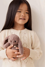 
                        
                          Load image into Gallery viewer, Snuggle Bunnies Little Penelope - Spice - 15  cm two hands hold with simley face
                        
                      