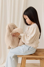 
                        
                          Load image into Gallery viewer, Snuggle_Bunnies_Penelope_-_Caramel_-_45cm_- looking at bunny
                        
                      