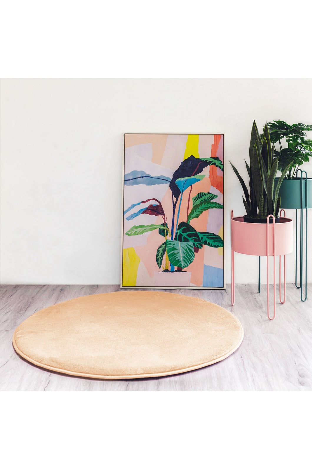 Momomi Round Mat Beige - Online Exclusive