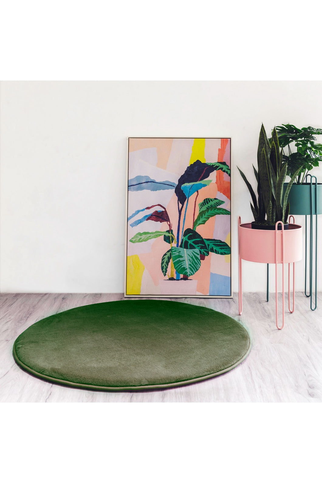 Momomi Round Mat Olive - Online Exclusive