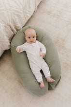 
                        
                          Load image into Gallery viewer, Theraline Muslin Maternity &amp; Nursing Pillow - Sage - Online Exclusive
                        
                      