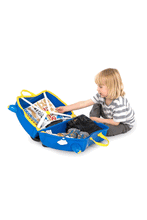 
                        
                          Load image into Gallery viewer, Trunki Ride on Suitcase Police Car Percy - Online Exclusive
                        
                      