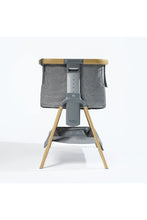 
                        
                          Load image into Gallery viewer, Tutti Bambini CoZee Bedside Crib - Oak and Charcoal
                        
                      