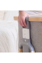 
                        
                          Load image into Gallery viewer, Tutti Bambini CoZee Bedside Crib - Oak and Charcoal
                        
                      