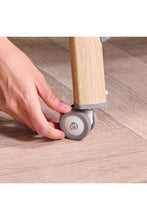 
                        
                          Load image into Gallery viewer, Tutti Bambini CoZee Bedside Crib - Oak and Charcoal
                        
                      