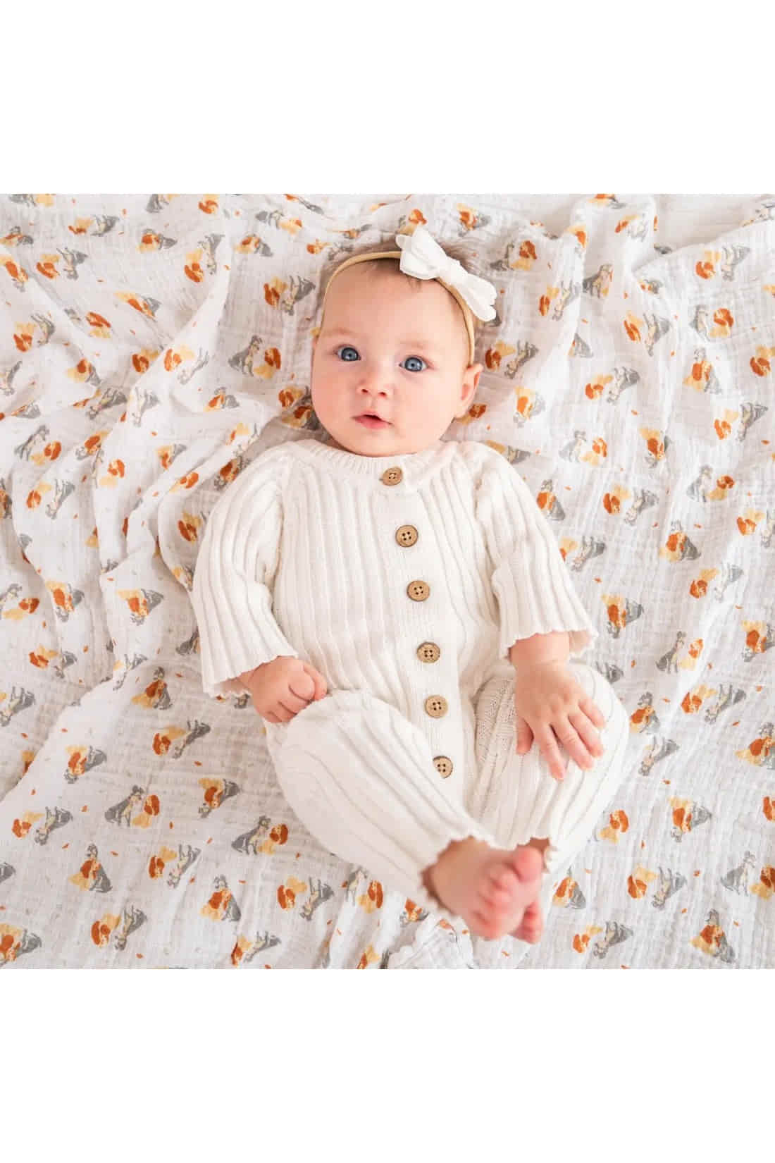 Aden + Anais Essentials Cotton Muslin Swaddles Disney + Friends 4