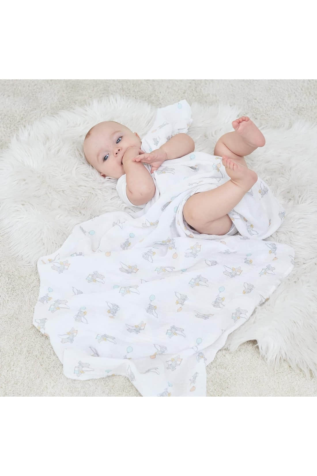 Aden + Anais Essentials Cotton Muslin Swaddles Dumbo New Heights 4
