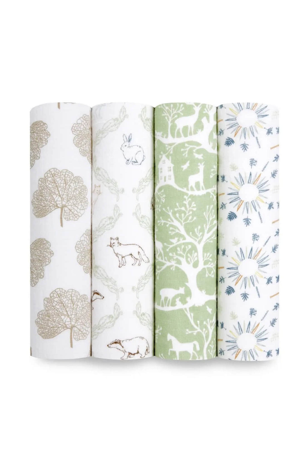 Aden + Anais Essentials Cotton Muslin Swaddles Harmony - 4 Pack 1