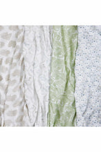 
                        
                          Load image into Gallery viewer, Aden + Anais Essentials Cotton Muslin Swaddles Harmony - 4 Pack 4
                        
                      