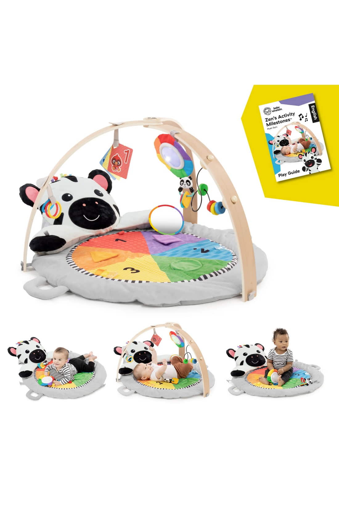 Baby Einstein Zen's Activity Milestones Plush Gym Online
