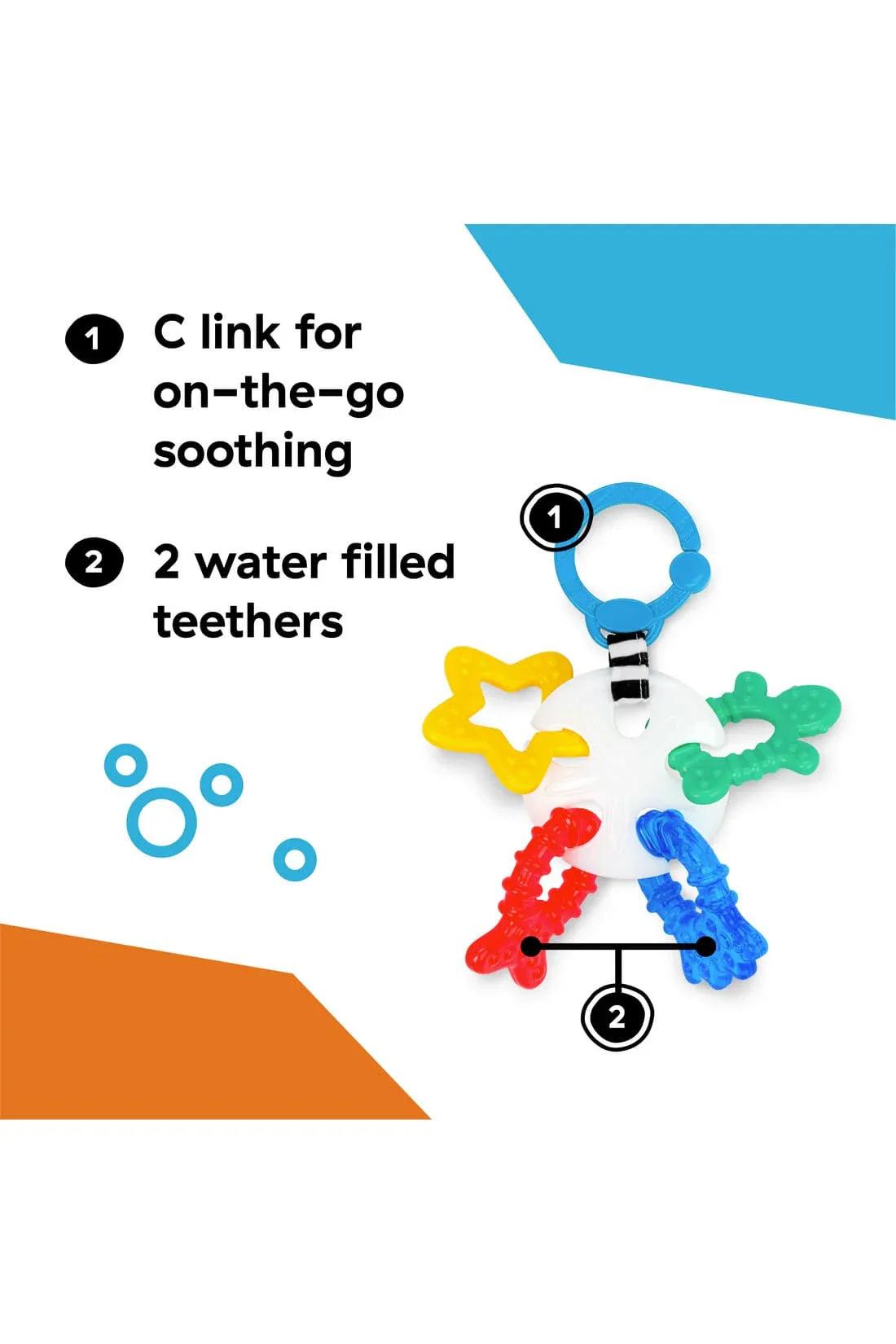 Baby Einstein Ocean Explorers Sea of Sensory Teether Toy Bpa Free