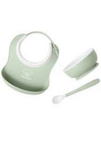 
                        
                          Load image into Gallery viewer, BabyBjörn Baby Feeding Set, 3 pcs - Powder Green
                        
                      