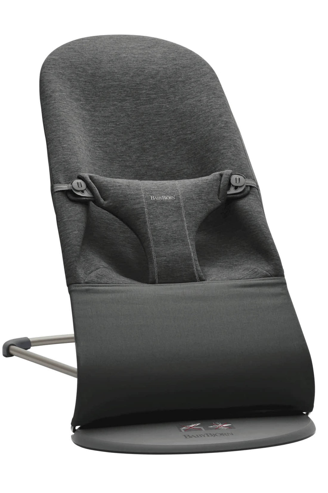 BabyBjörn Bouncer Bliss - Charcoal Grey, 3D Jersey
