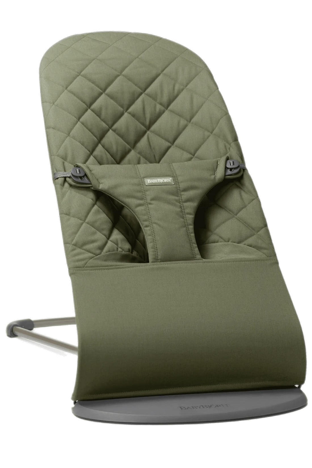 BabyBjörn Bouncer Bliss - Dark Green, Woven Classic Quilt