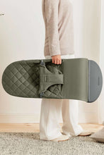 
                        
                          Load image into Gallery viewer, BabyBjörn Bouncer Bliss - Dark Green, Woven Classic Quilt
                        
                      