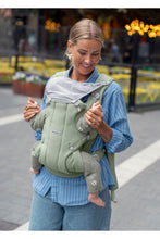 
                        
                          Load image into Gallery viewer, BabyBjörn Baby Carrier Hold - Light Green, Brush Woven [Pre-Order, estimate ship date on Mid of Sept]
                        
                      