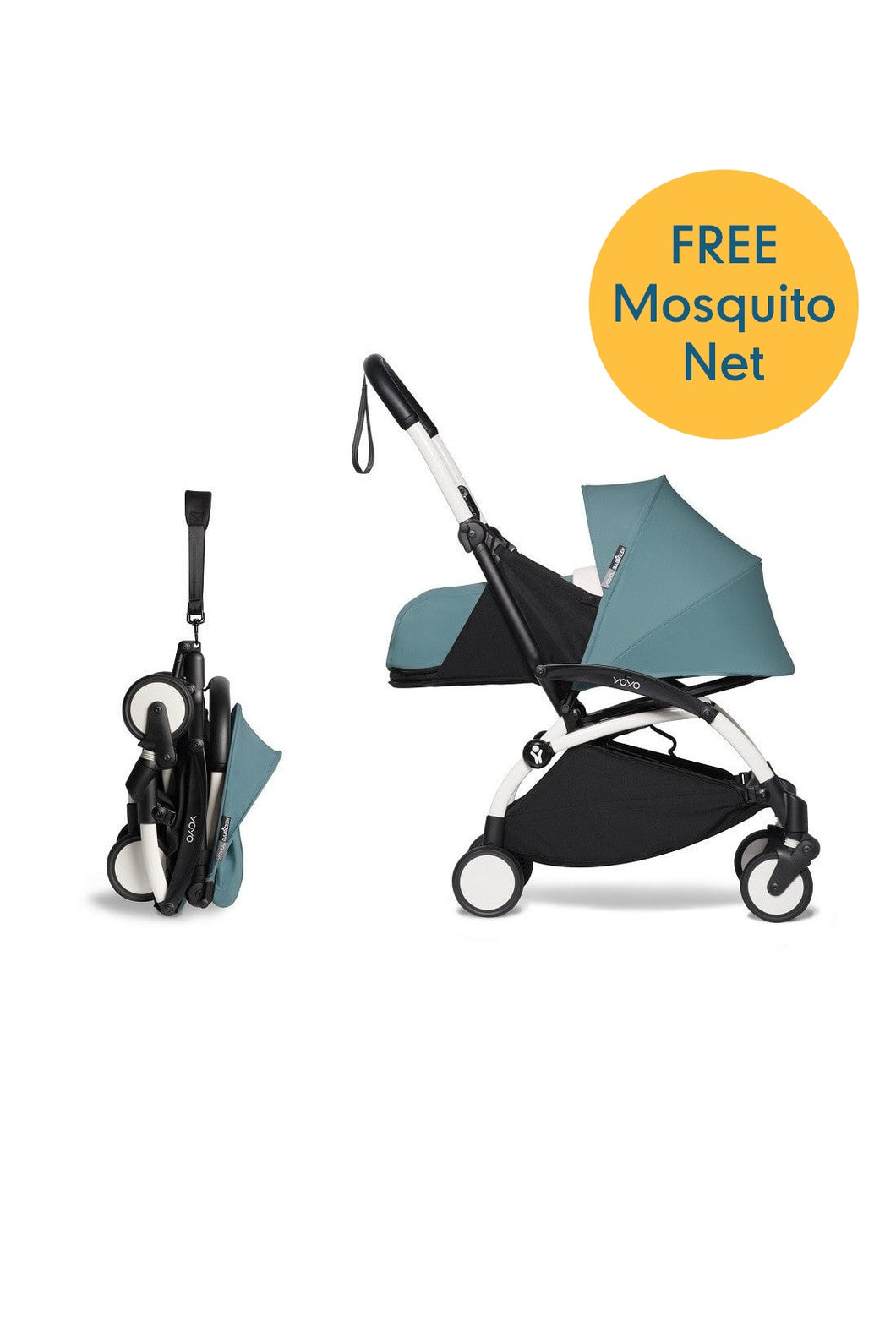 Stokke YOYO² Stroller with 0+ newborn pack (Free Mosquito Net)