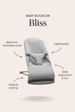 
                        
                          Load image into Gallery viewer, Babybjörn Bouncer Bliss Woven Mélange (Blue)
                        
                      