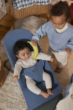 
                        
                          Load image into Gallery viewer, Babybjörn Bouncer Bliss Woven Mélange (Blue)
                        
                      