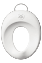 
                        
                          Load image into Gallery viewer, BabyBjörn Toilet Trainer White/Grey
                        
                      