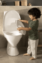 
                        
                          Load image into Gallery viewer, BabyBjörn Toilet Trainer White/Grey
                        
                      