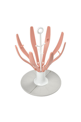 Beaba Flower Foldable Bottle Draining Rack PInk 1