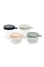 
                        
                          Load image into Gallery viewer, Beaba Glass Baby Food Storage Containers Set Of 4 - Pink 2
                        
                      