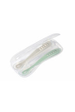 
                        
                          Load image into Gallery viewer, Beaba Set of 2 1st Age Silicone Spoons Velvet Grey / Sage Green 2
                        
                      