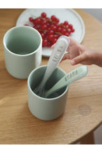 
                        
                          Load image into Gallery viewer, Beaba Set of 2 1st Age Silicone Spoons Velvet Grey / Sage Green 4
                        
                      