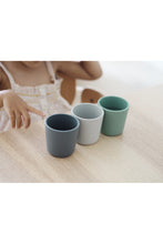 
                        
                          Load image into Gallery viewer, Beaba Silicone Glasses Set of 3 Velvet Grey Sage Green Grey 4
                        
                      