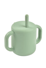 
                        
                          Load image into Gallery viewer, Beaba Silicone Straw Cup Sage Green 1
                        
                      