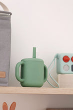 
                        
                          Load image into Gallery viewer, Beaba Silicone Straw Cup Sage Green 9
                        
                      