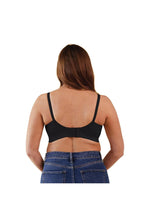 
                        
                          Load image into Gallery viewer, Bravado Designs Body Silk Seamless Sheer Nursing Bra - Black 8
                        
                      
