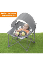 
                        
                          將圖片載入圖庫檢視器 Bright Starts Pop 'N Chill Travel Seat - Grey
                        
                      