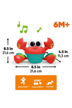
                        
                          Load image into Gallery viewer, Bright Starts Rockin Crawling Crab Interactive Baby Toy with Music &amp; Dancing
                        
                      