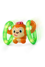 
                        
                          Load image into Gallery viewer, Bright Starts Roll &amp; Glow Monkey Toy with Lights and Melodies
                        
                      