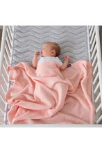 
                        
                          Load image into Gallery viewer, Clevamam Cellular Baby Blanket Crib, Moses Basket 80 x 100cm - Pink
                        
                      