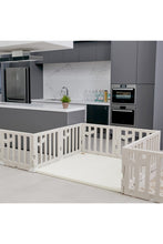 
                        
                          Load image into Gallery viewer, Caraz 7+1 Leaf Baby Room and Play Mat Set with Panel and Corner Holders - Cozy Beige Online Exclusive
                        
                      