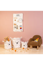 
                        
                          Load image into Gallery viewer, Childhome Storage Basket - 30 x 30 x 30 cm - Teddy - Off White
                        
                      