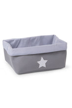 
                        
                          Load image into Gallery viewer, Childhome Storage Basket - 40X30X20 cm - Canvas - Grey Stripes
                        
                      