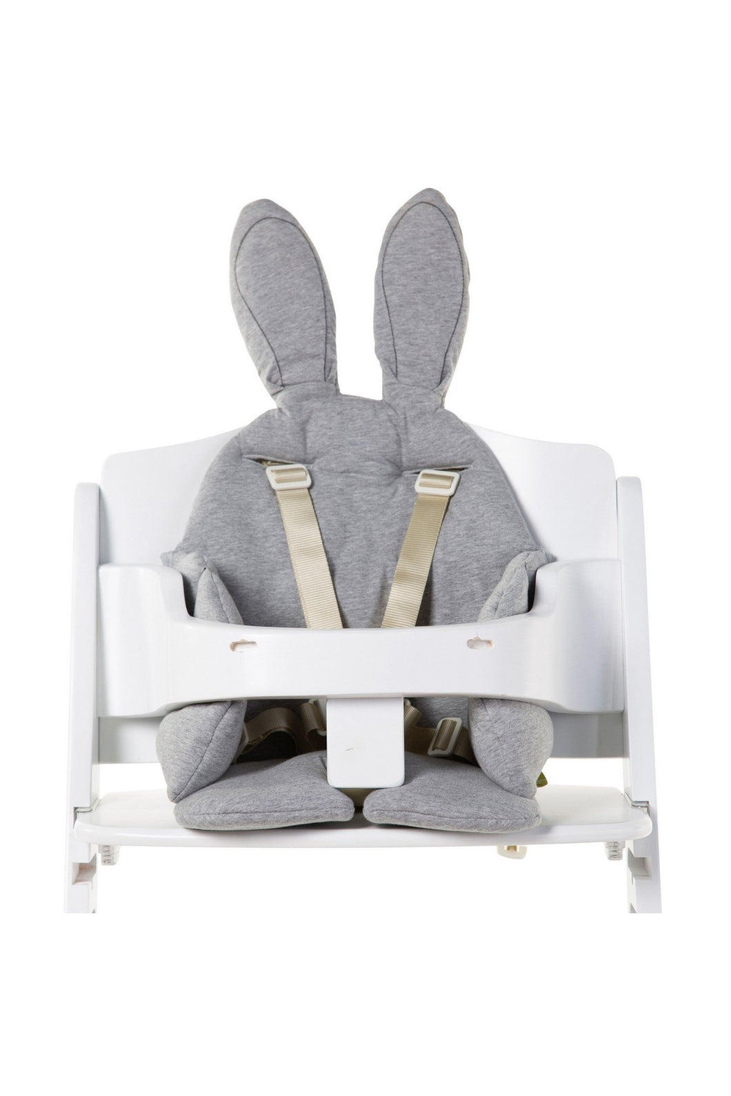Childhome Cushion Rabbit Jersey Grey