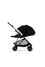 
                        
                          將圖片載入圖庫檢視器 Cybex Melio Carbon Stroller - Magic Black color revser seat lay down cover open side view
                        
                      
