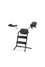 
                        
                          Load image into Gallery viewer, Cybex Lemo 3-in-1 High Chair - Stunning Black
                        
                      
