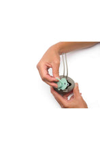 
                        
                          Load image into Gallery viewer, Dooky Silicone Pacifier Case Grey Star
                        
                      