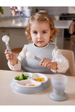 
                        
                          Load image into Gallery viewer, BabyBjörn Baby Spoon &amp; Fork Powder Grey
                        
                      