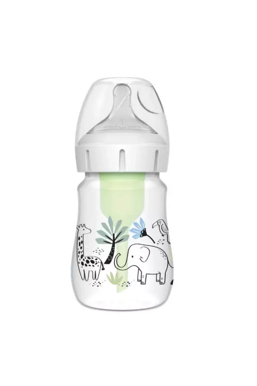 Dr Brown's Options+ Anti-Colic Wide-Neck PP Bottle 5oz/150ml - Jungle Elephant