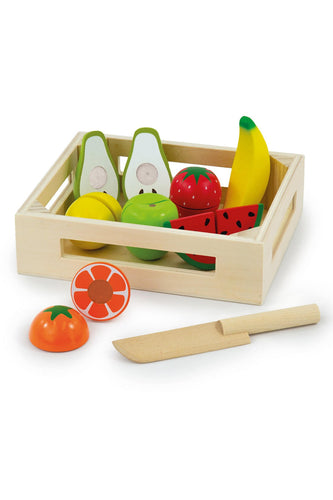 Early Learning Centre Wooden Crate of Fruit Playset 1